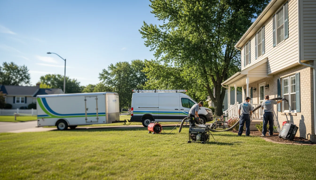 Flooded Basement Restoration And Cleanup With Repair in Bloomington, MN near me